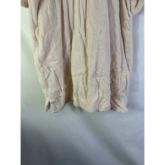 Vintage 90s Streetwear Terry Cloth Zip Robe Swim Beach Cover Up USA